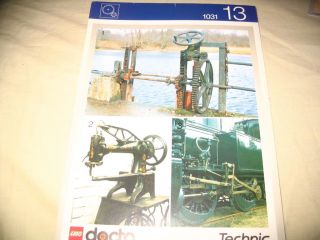 lego dacta technic manual 1031 13 used one day shipping