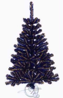   of West Virginia Blue and Yellow Artificial Mini Christmas Tree