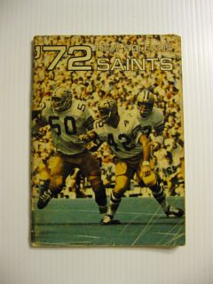   Saints Football Media Guide Archie Manning 2nd Year Tom Myers R