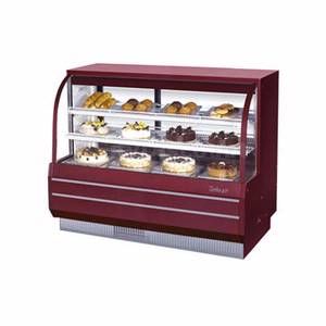 Turbo Air 60 5 Non Refrigerated Dry Bakery Display Case Curved Glass 