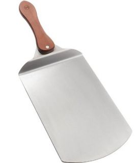 Outset Stainless Steel Pizza Peel Lifter Paddle w Rosewood Handle Oven 