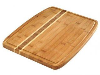 Norpro Bamboo Cutting Board with Juice Groove 16x12 Natural Eco 