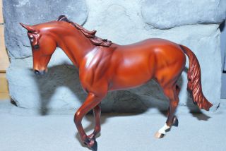 Peter Stone Design a Horse special red chestnut thoroughbred