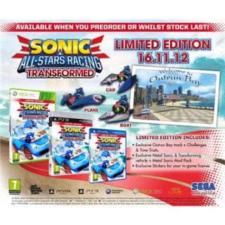 Sonic All Stars Racing Transformed Limited Edition PS3 Game SEALED PAL 