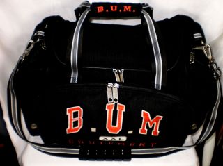 Bum Sports Equipment Black Durable Canvas Gym Bag