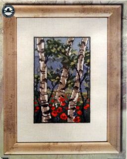 Trees Fall Spring Two Kits for One Price Needlework from Denmark 