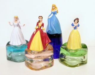   Cinderella, Belle, Aurora & Snow White 4 pc figure set new