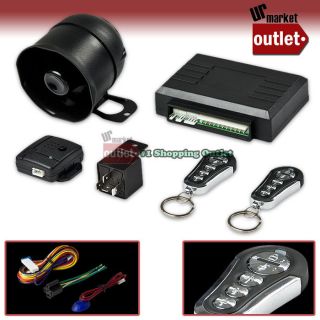   Key Chain Remote Controller Car Security Alarm System Kit