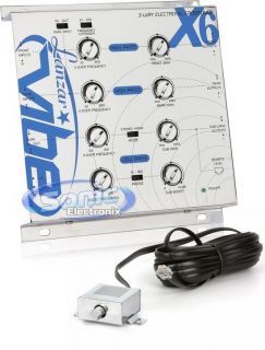 Lanzar VIBEX6 3 Way Stereo Crossover Audio EQ Equalizer