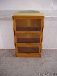 20626 Lundstrom Art Deco Oak Barrister Bookcase