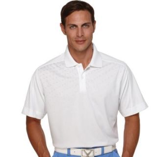 Mens Callaway St Augustine Polo BESK0038 Size Large Bright White 