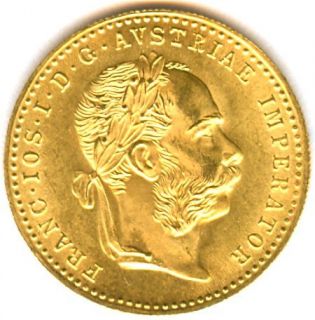 1915 gold ducat austria bu proof like