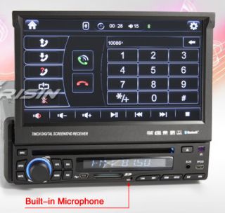 Erisin ES618G 7 1Din HD Screen Car DVD Player GPS iPod TV CD FM Radio 