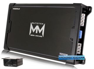 Autotek Mean Machine Series Class A B 3200W Max Car Stereo 2 Channel 