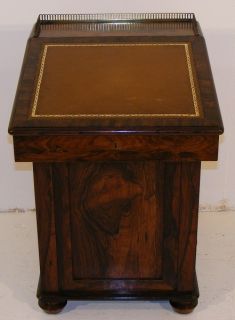   Antique Rosewood Davenport Desk 1st Earl Balfour Prime Minister