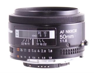 Fast Nikon Nikkor 50mm F 1 8 AF Autofocus Lens for Nikon Digital SLR 