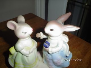 Avon Presidents Club Precious Moments Bunny Figurines