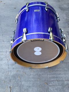 Ayotte Blue Purple 18 Maple Bass Drum