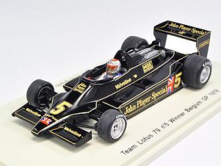   PLANEX COLLECTION 1/43 Lotus 79 #5 1978 M.Andretti Belgium GP Winner