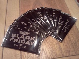 10 PACK LOT  2012 Panini BLACK FRIDAY Packs 1/1s Patch, Autos .w/ 1 