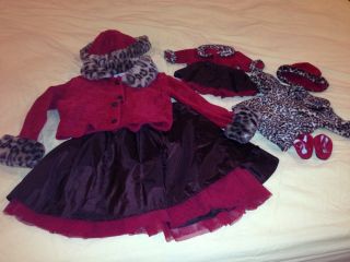 AMERICAN GIRL BITTY BABY Doll CHOCOLATE CHERRY Outfit For Doll & Girl 