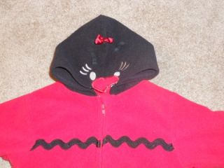 Baby Infant Ladybug Sleeper Costume Sz 6 9 Months Red Black Hood Wings 