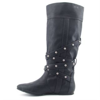 Baby Phat New Frances 6 M Black Wide Calf Boots