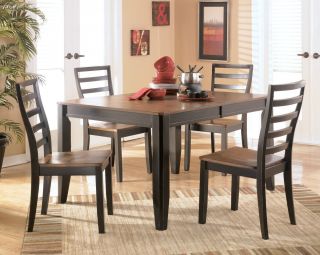 Ashley Furniture Alonzo Casual Dining Room Set 4 Chairs D367 01 35 