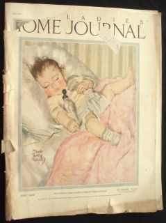 Ladies Home Journal July 1922 Scotch Twin Paper Dolls