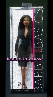 Back to Basics Model #10 African American AA Little Black Dress Barbie 