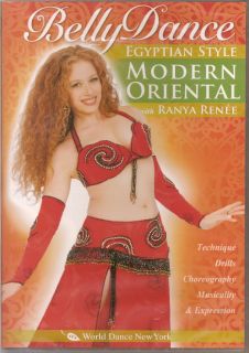   Ranya Egyptian Modern Oriental Belly Dance New DVD 188883000659