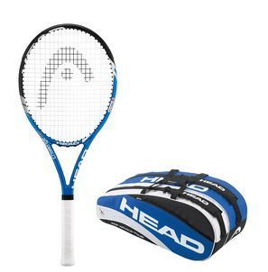   ATP Combi Tennis Bag 6 Pack + 1 Head Challenge MP L4 Tennis Racquet