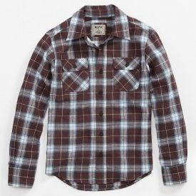 Baileys PT Point Boys Flannel Shirt Bracken Size XS 4 5 100 Cotton 