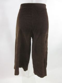 you are bidding on a pair of barbara bui initials brown corduroy 