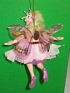 Fairy Piggy Bank Ornament Katherines Collection Retired 