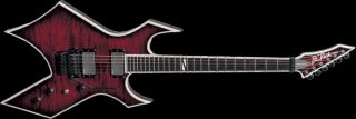 new bc rich nj deluxe warlock electric guitar black cherry