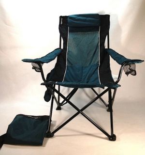   Chair Cayman Blue Iguana Camping Tailgating Beach Mesh Lounge Seat