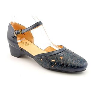 Beacon Penelope Womens Size 8 5 Blue Leather Pumps Classics Shoes 