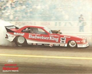   Ford Tempo Funny Car Raymond Beadle Blue Max Mustang Funny Car