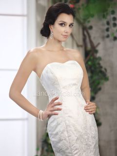 elegant Mermaid Lace Wedding Dresses Bridal Gown Size Custom Free 