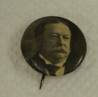   President William Howard Taft 7/8 Pinback Button pin Bastian Bros