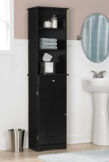 bathroom storage cabinet w adjustable shelves drawer more than 50