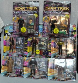 Star Trek NG DS9 Playmates Figure Set of 8