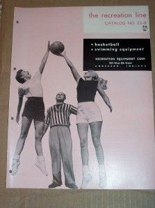 Vtg Recreation Equipment Catalog Playground Basketball