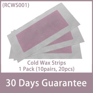 Rebune Ready to use & All Natural Cold Wax Strips 10pcs (183 x 90mm )