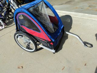   Cycle 2 Child Toddler Folding Babby Buggy Stroller Bike Trailer