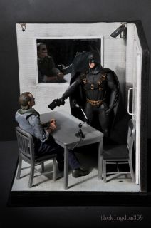 Batman   Joker Hot Toys Interrogation Room +Art Canvas Nt Sideshow 