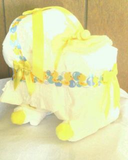 Bassinet Diaper Cake Baby Shower Gift Duckies