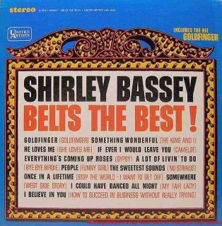 Shirley Bassey Belts The Best United Artists Stereo LP