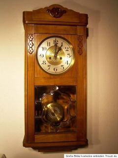 Antique German Gustav Becker Wall Clock at 1930